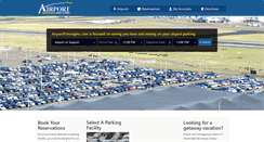 Desktop Screenshot of airportparkinginc.com